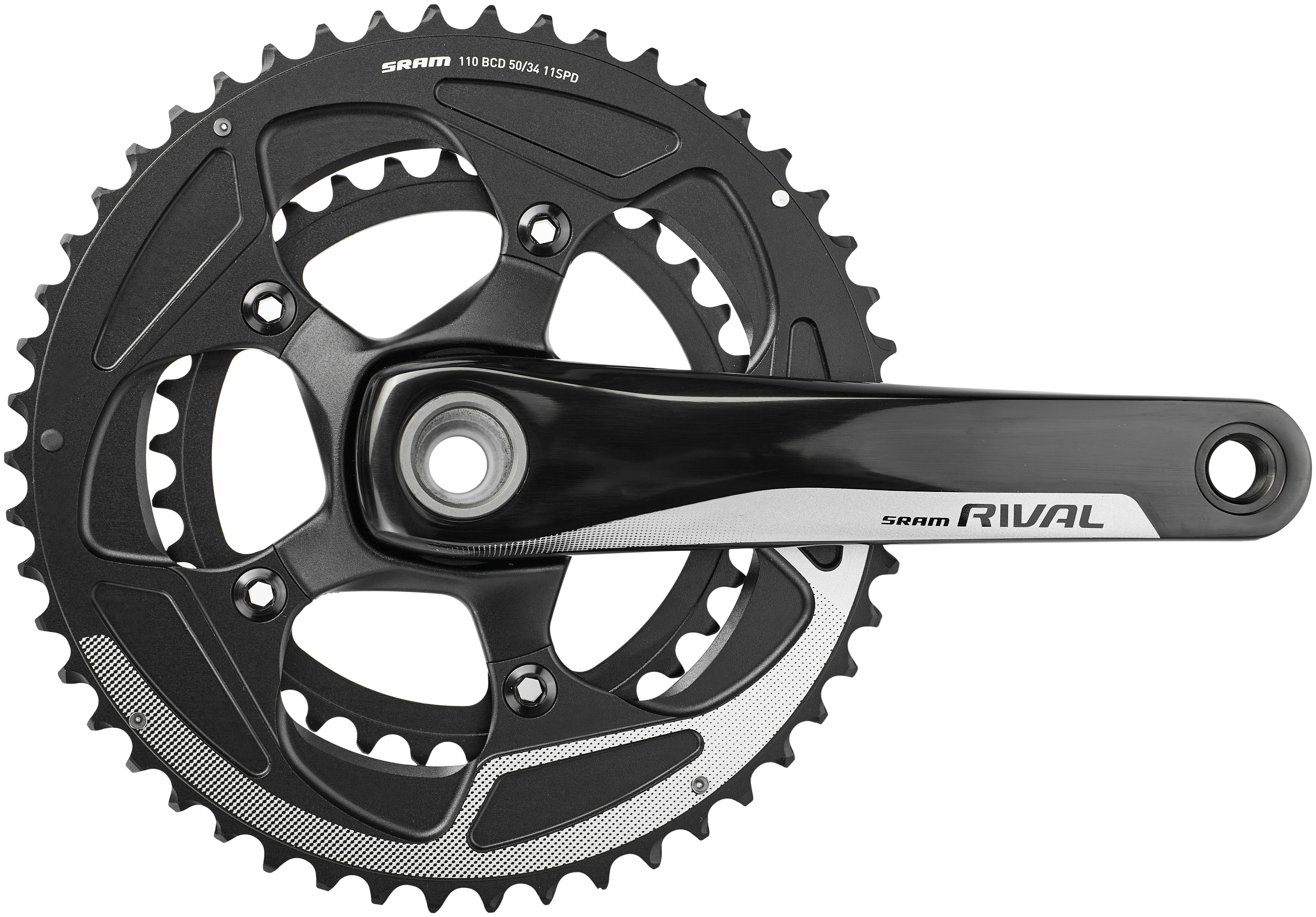 SRAM Rival 22 Kurbelgarnitur 50/34 GXP 11-fach schwarz