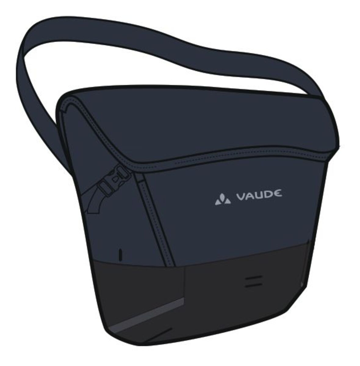 vaude cityme bike fahrradtasche VAUDE CityMe Bike II schwarz Gepäckträgertasche | black