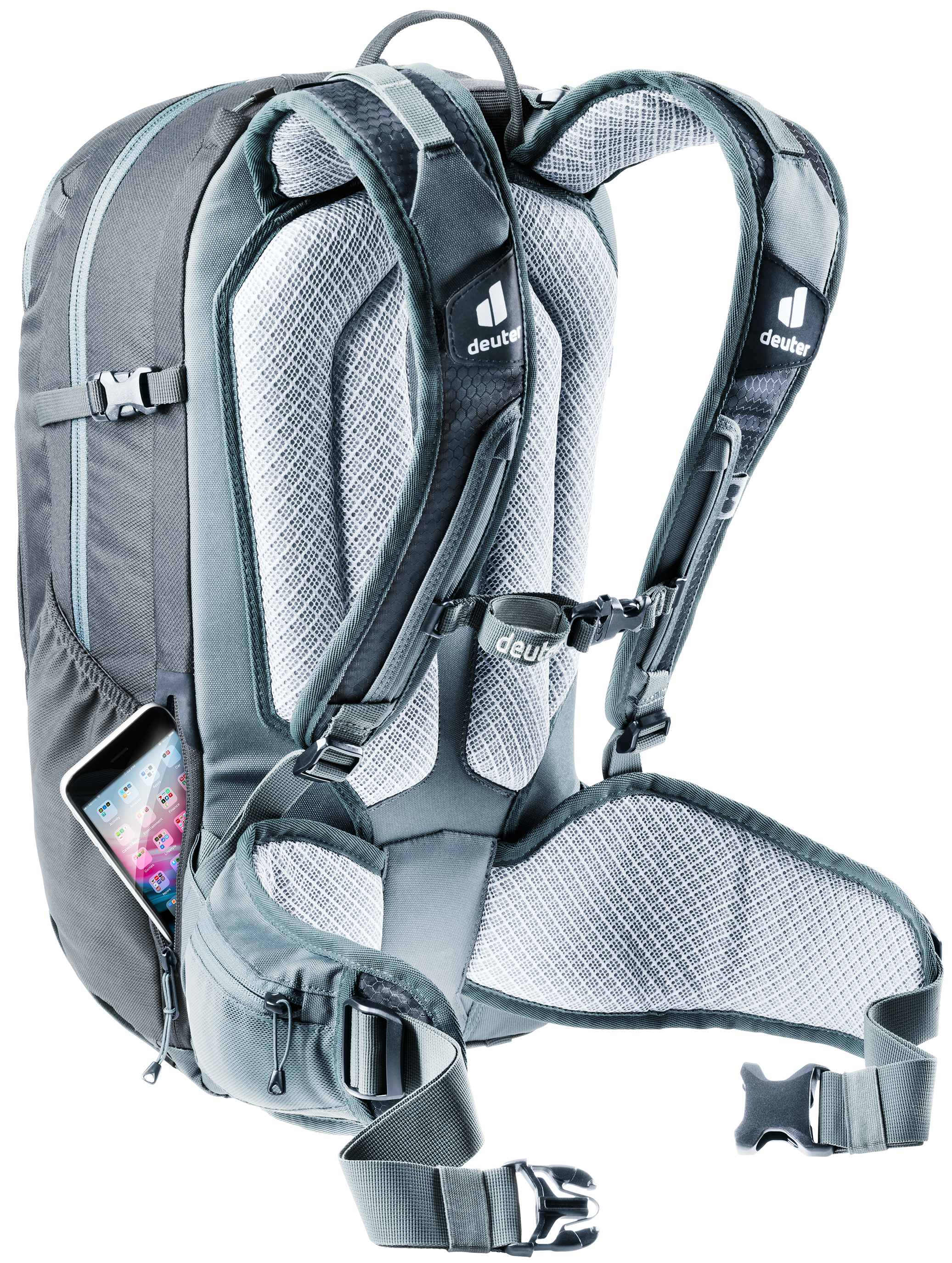 deuter Attack 20 Fahrradrucksack grau