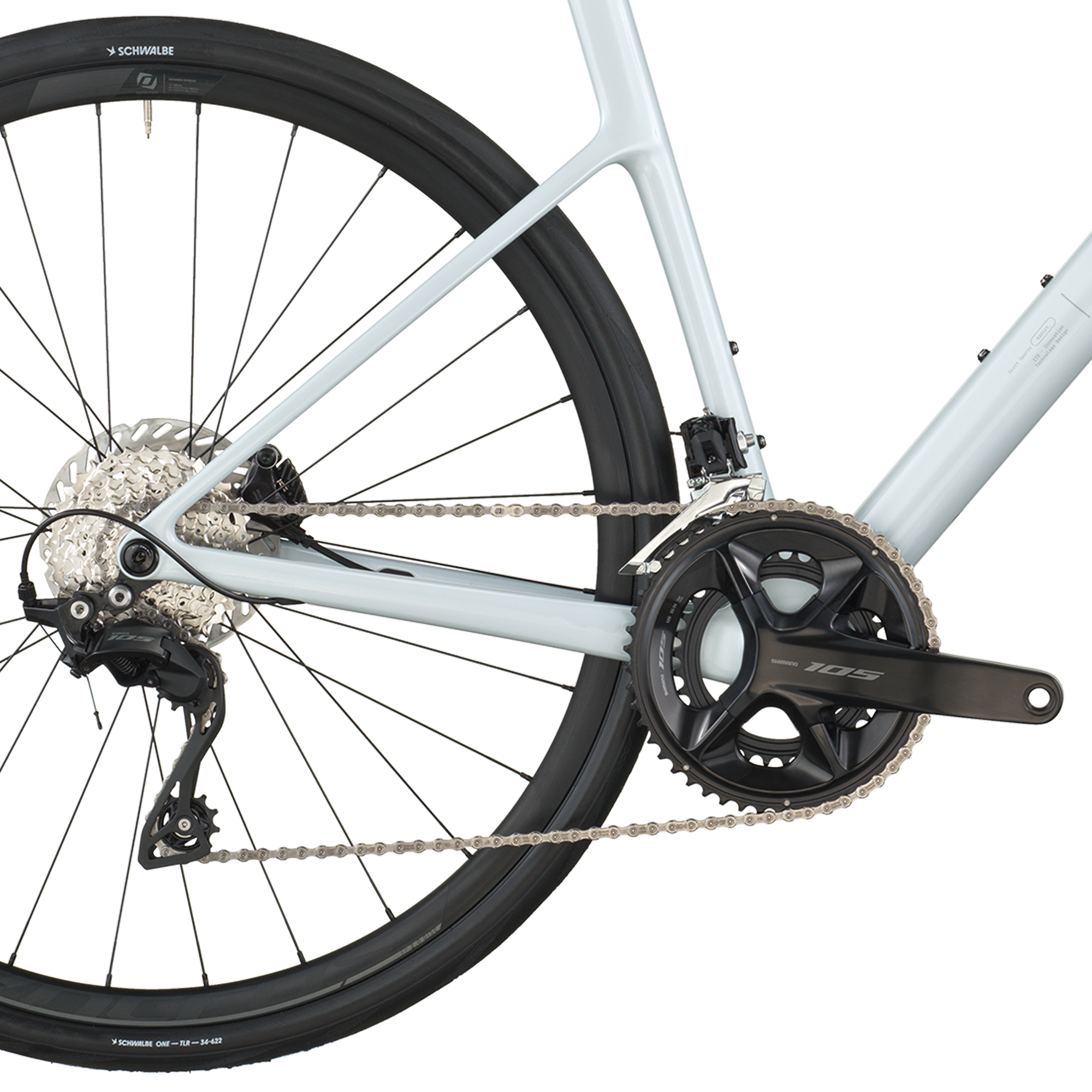 Scott Addict 50 cumulus white (2026)