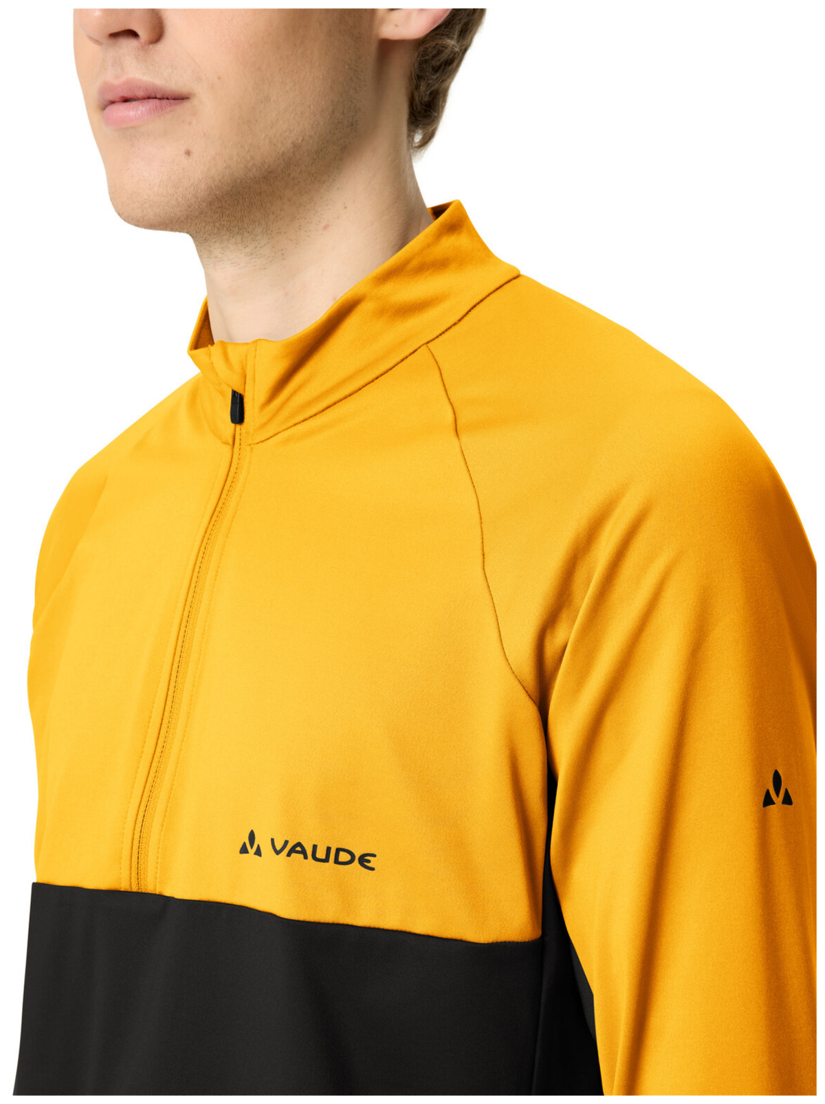VAUDE Men's Qimsa Halfzip LS Shirt saffron