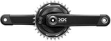 SRAM Quarq XX Eagle AXS T-Type DUB Powermeter Kurbelgarnitur 32Z 12-fach Thread Mount schwarz