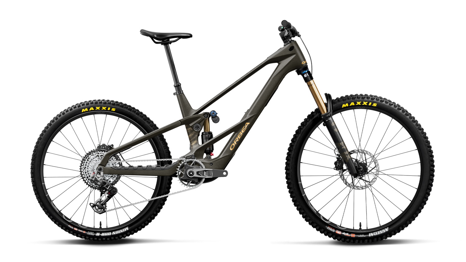 Orbea WILD LT M-TEAM RS MULLET Magic Gold C. View (Matt) - Titan Gold (Gloss) (2027)
