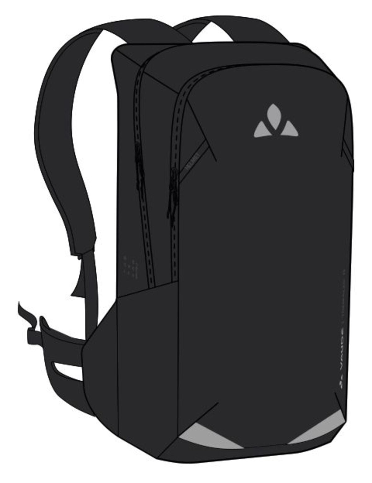 vaude fahrradrucksack 10 l VAUDE Trailvent 10 Fahrradrucksack schwarz