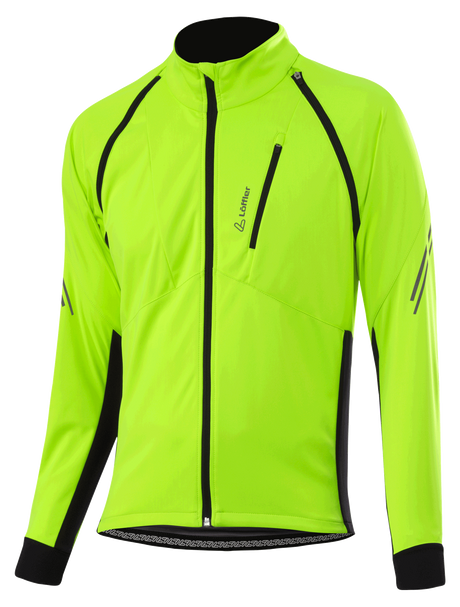 Löffler M Bike Zip-Off Jacket San Remo Ab Light Neon Yellow