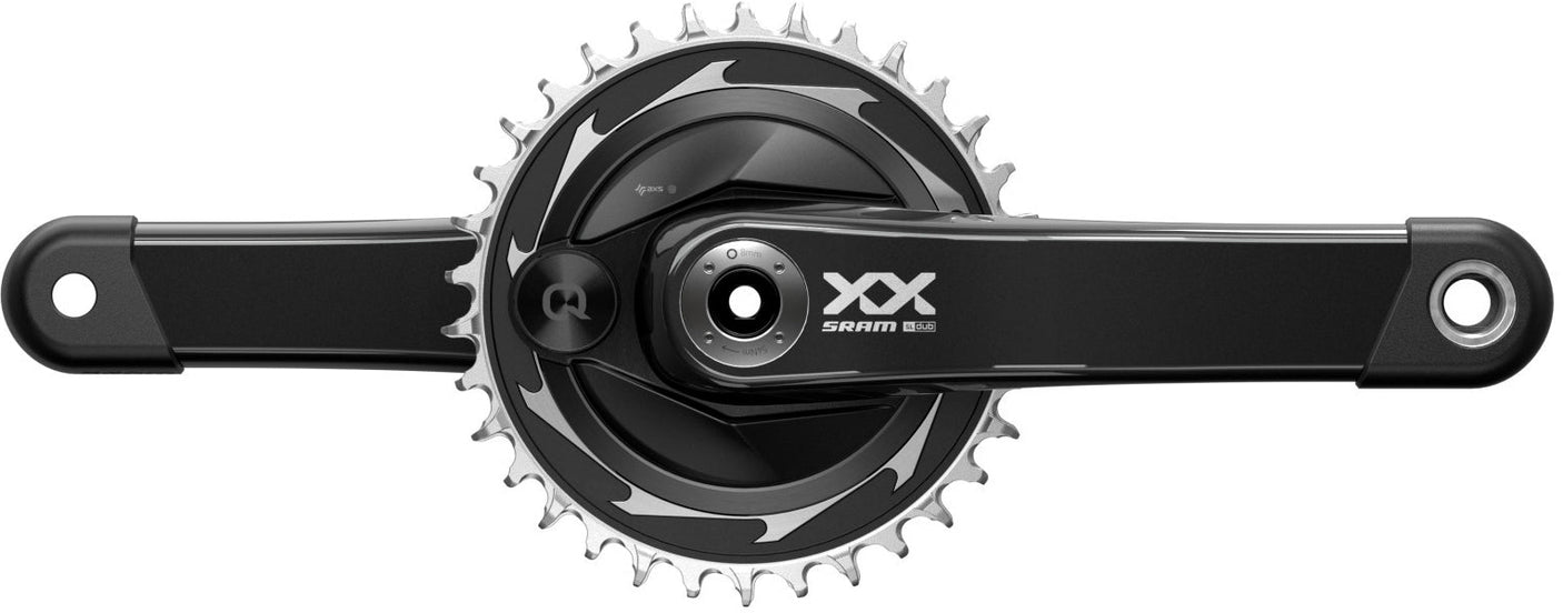 SRAM Quarq XX SL Eagle AXS T-Type Powermeter Kurbelgarnitur 34 T 12-fach Thread Mount 174mm schwarz