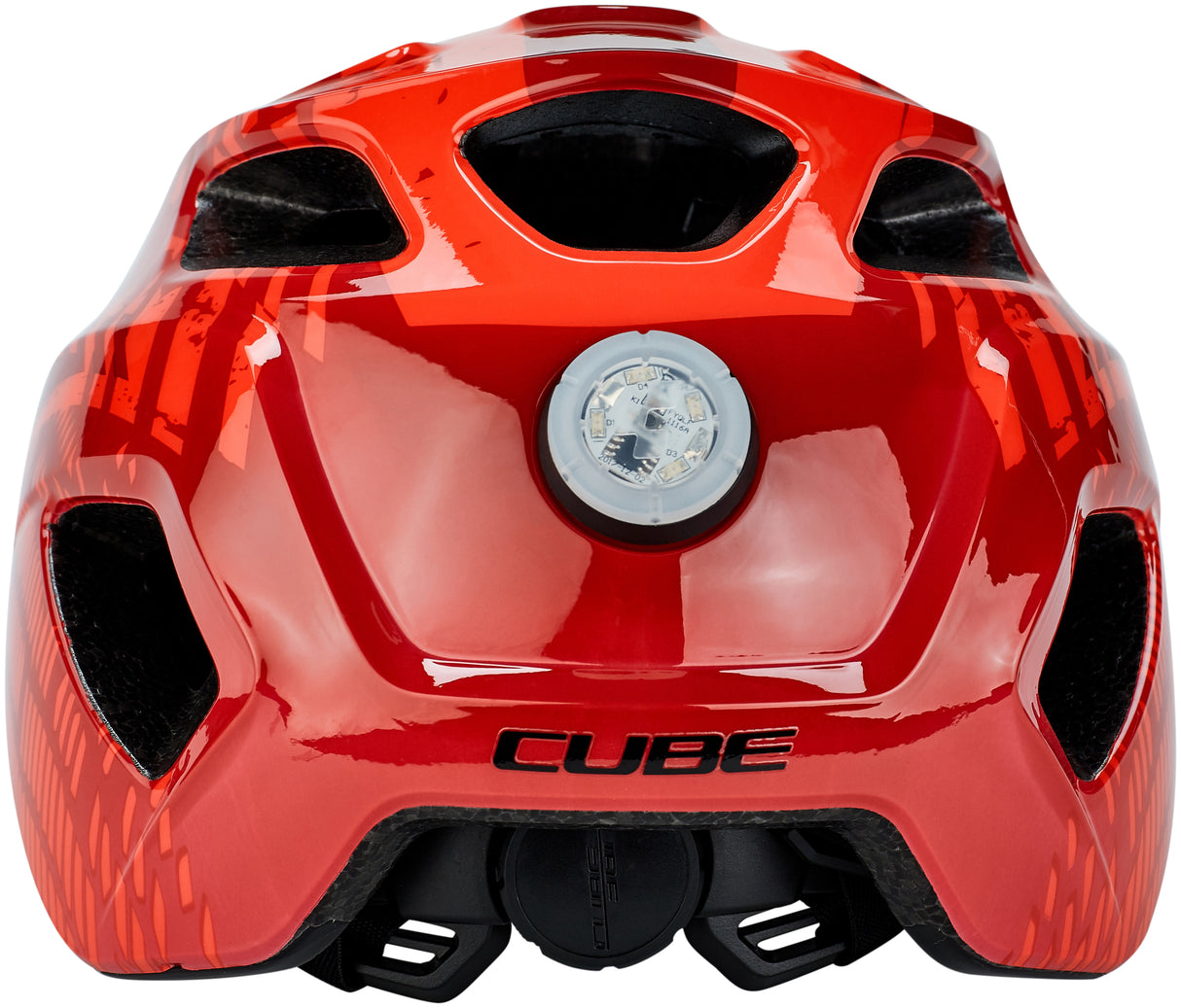 CUBE Helm ANT red splash