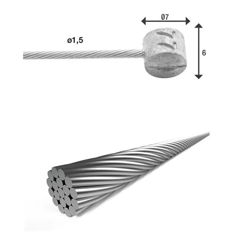 XLC BR-X85 Bremsinnenzug MTB silber