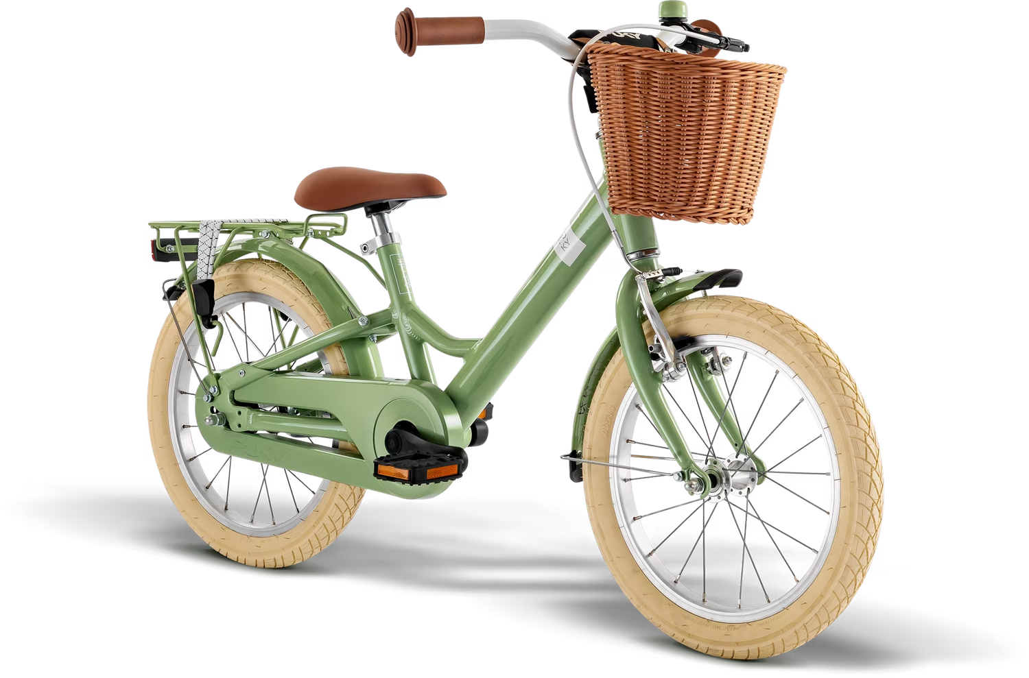 grünes kinderfahrrad 16 zoll Puky YOUKE 16 Classic Alu (2026) | 16 Zoll Kinderfahrrad | retro green