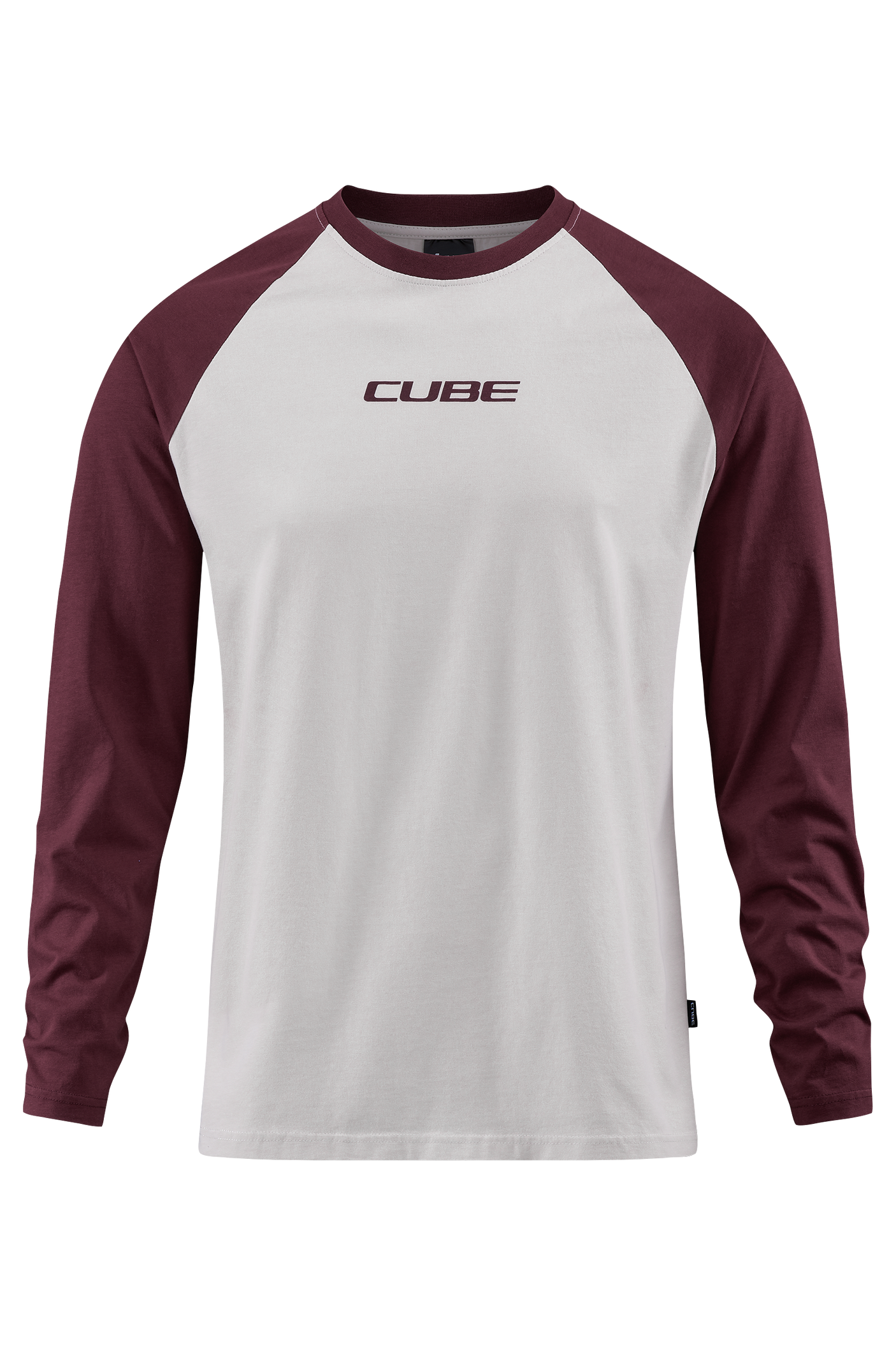 CUBE Organic Longsleeve red´n´beige