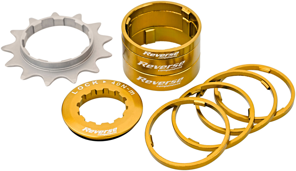 Bicycle Reverse Vert Reverse Single Speed Kit gold & fahrrad.de