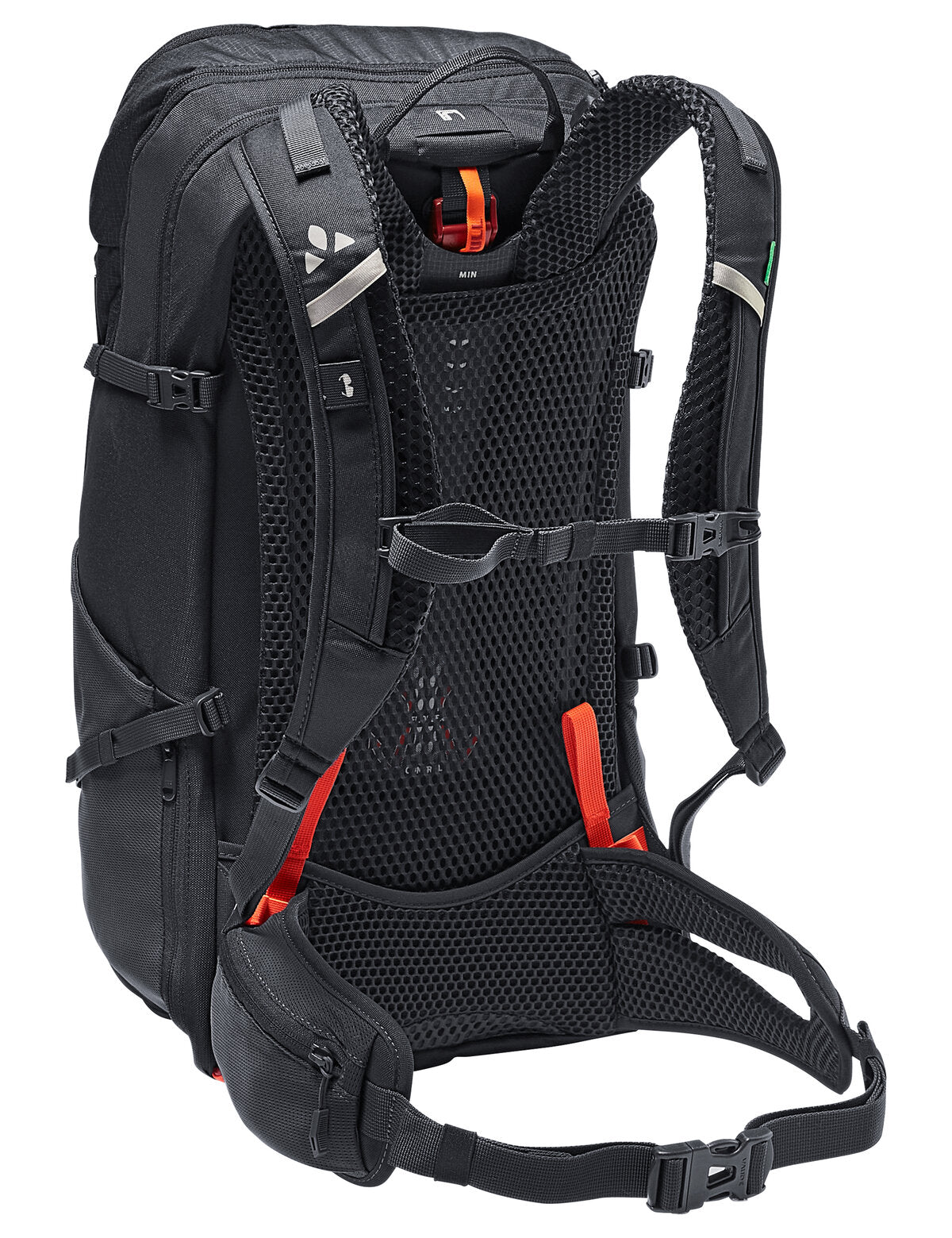 aero rucksack rennrad VAUDE Bike Alpin Pro 28 + Fahrradrucksack schwarz