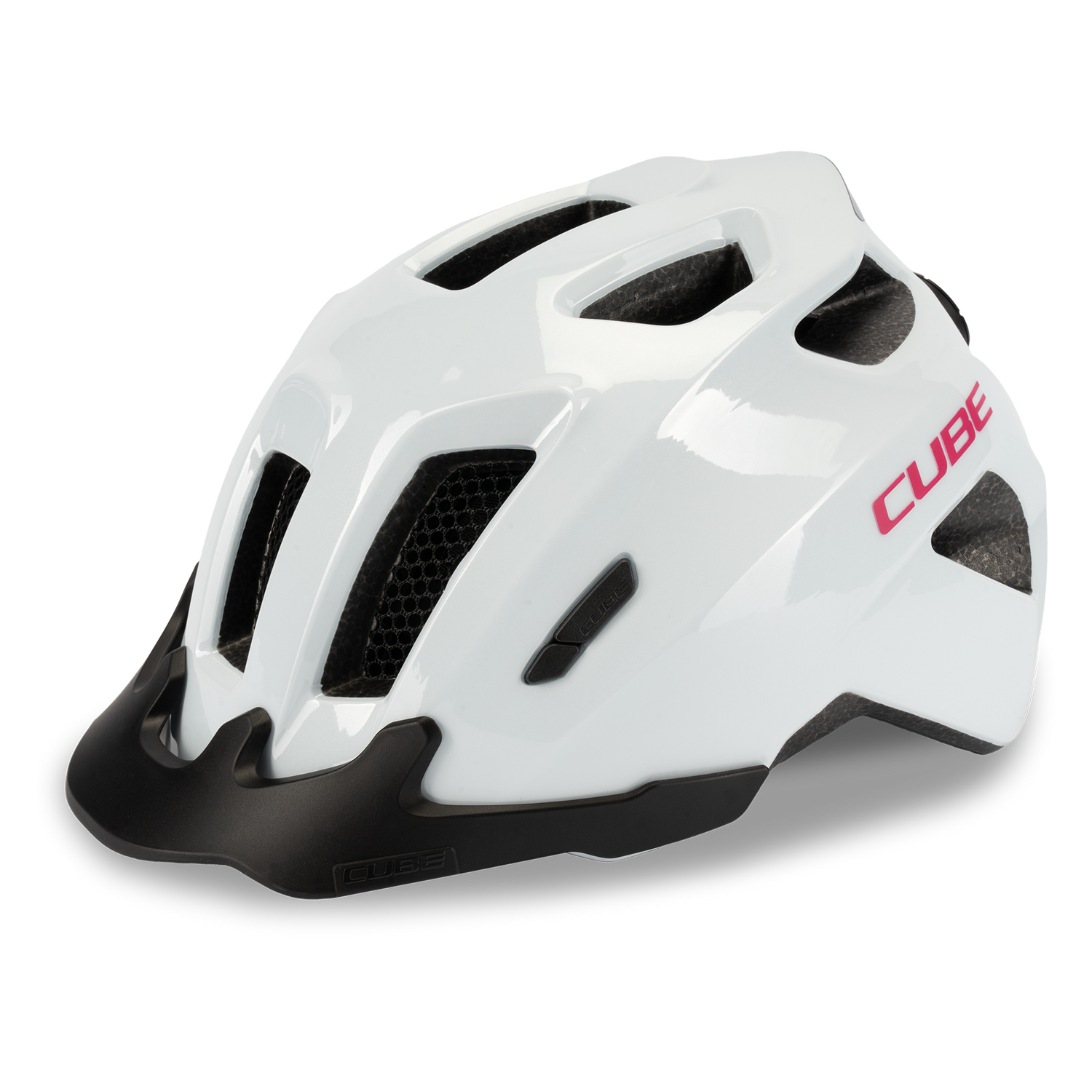cube fahrradhelm damen weiß Cube FINK Kinder Fahrradhelm | flashwhite'n'pink