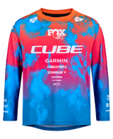 Cube MTB Trikot ROOKIE X Actionteam langarm black´n´blue