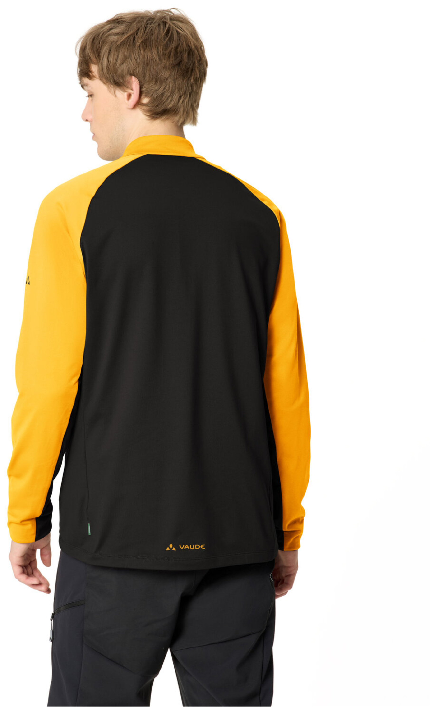 VAUDE Men's Qimsa Halfzip LS Shirt saffron
