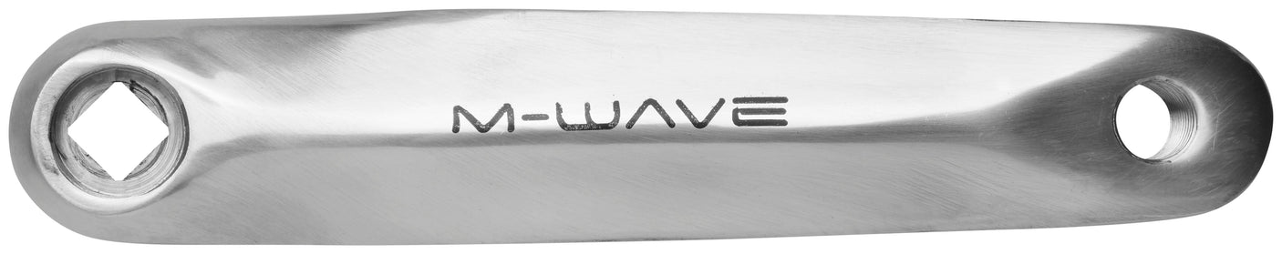 M-Wave Crankset 1fach 38 Zähne Alu/Stahl silber