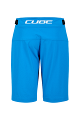 Cube MTB Baggy Short ROOKIE X Actionteam blue