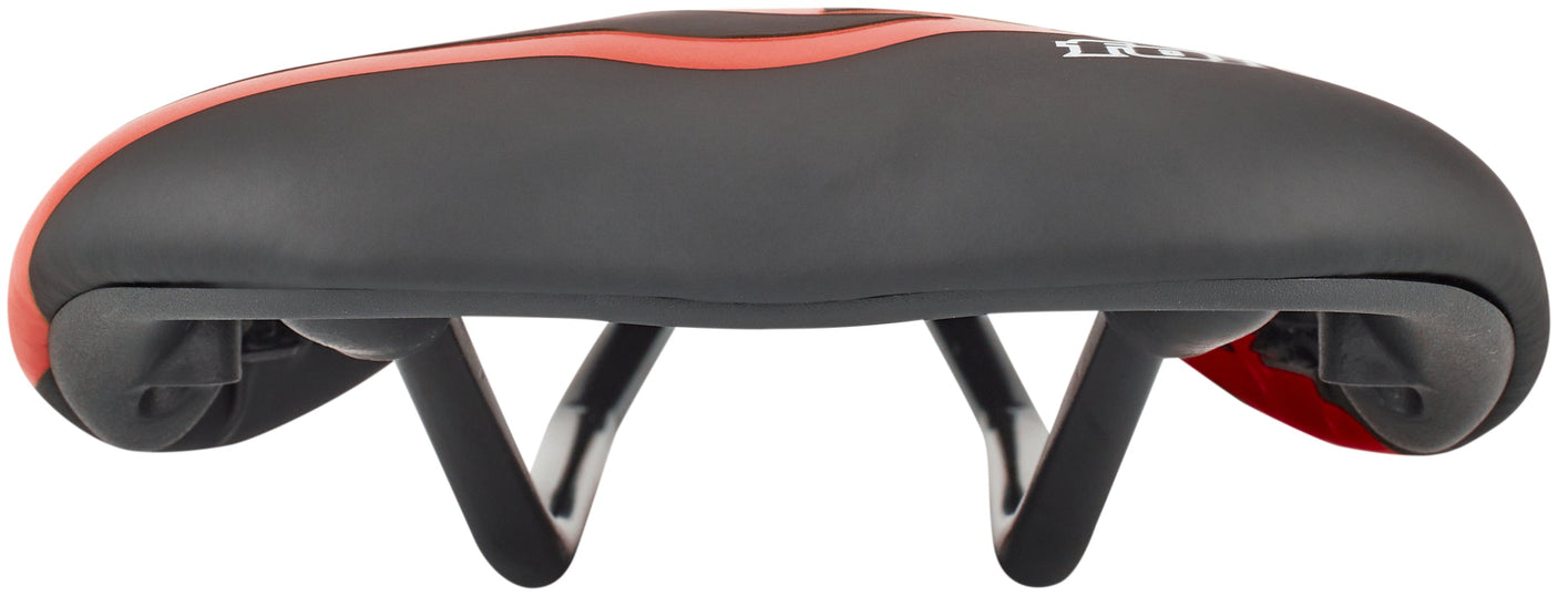 fahrradsattel schwarz rot Reverse Fort Will Style Sattel schwarz/rot