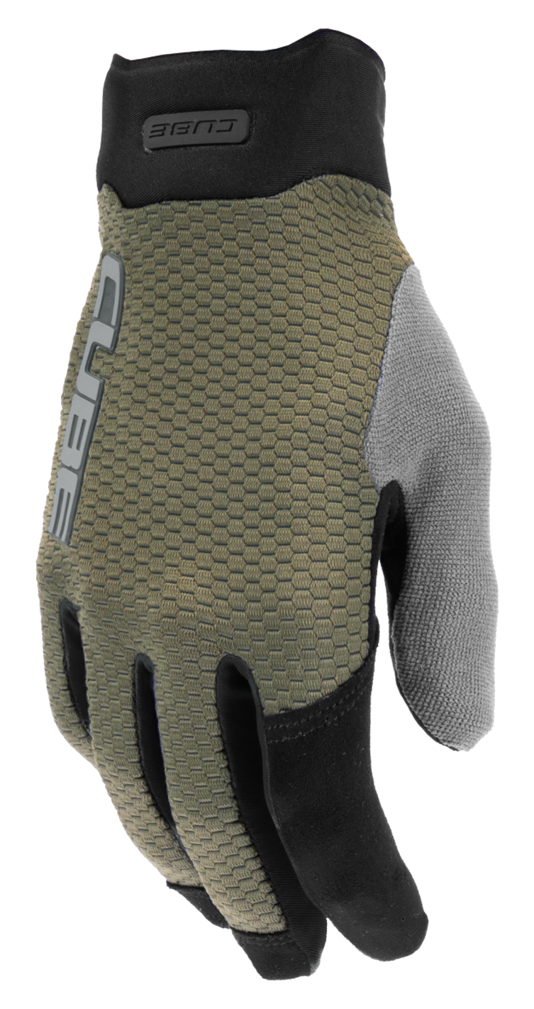 fahrradhandschuhe langfinger Cube Gravity langfinger TM MTB-Handschuhe | olive´n´grey