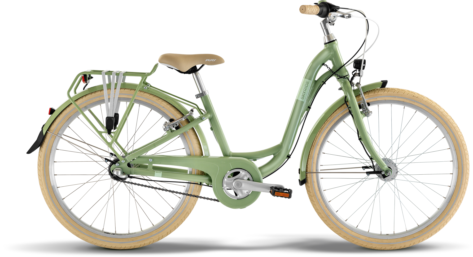 mädchen fahrrad 24 zoll puky Puky SKYRIDE 24-3 CLASSIC (2026) | 24 Zoll Kinderfahrrad | retro green