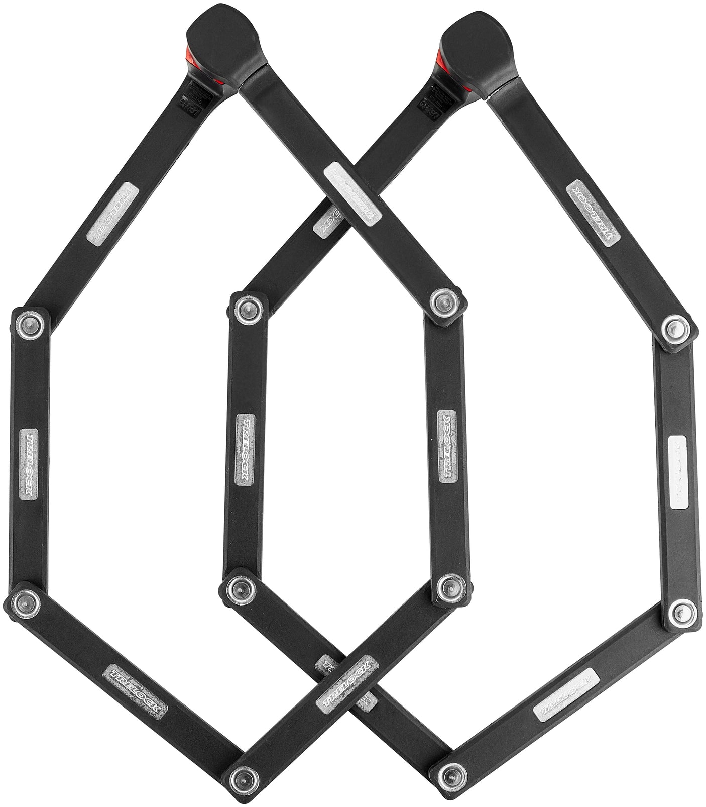 Trelock FS 480 COPS Faltschloss Doppel Set inkl. ZF 480 X-PRESS Halterung schwarz