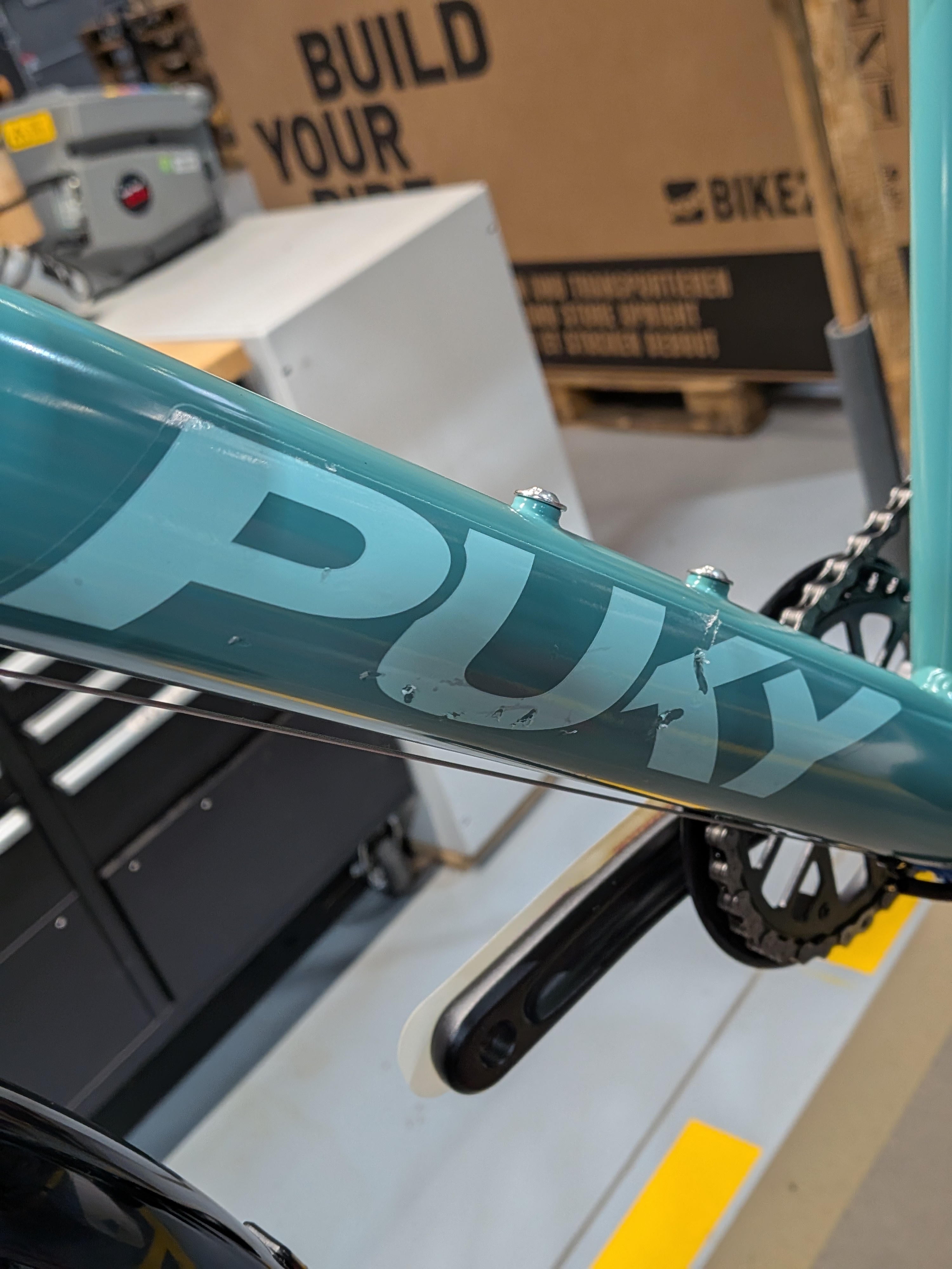 B-Ware: PUKY CYKE 26-8 ACTIVE turquoise/black (2027)