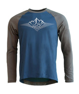 Zimtstern PureFlowz Shirt LS Men French Navy / Dusty Olive