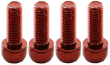 Reverse Schraubenset für Scheibenbremsen M6x18mm rot
