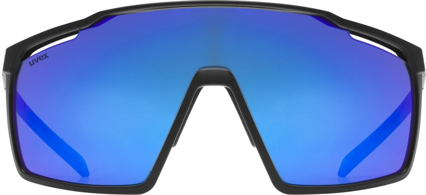 uvex Mtn Perform Radbrille Black-Blue Matt / Mirror Blue