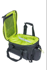 Basil Miles Trunkbag XL Pro Gepäckträgertasche 9-36l schwarz/grün – aktuelle Variante