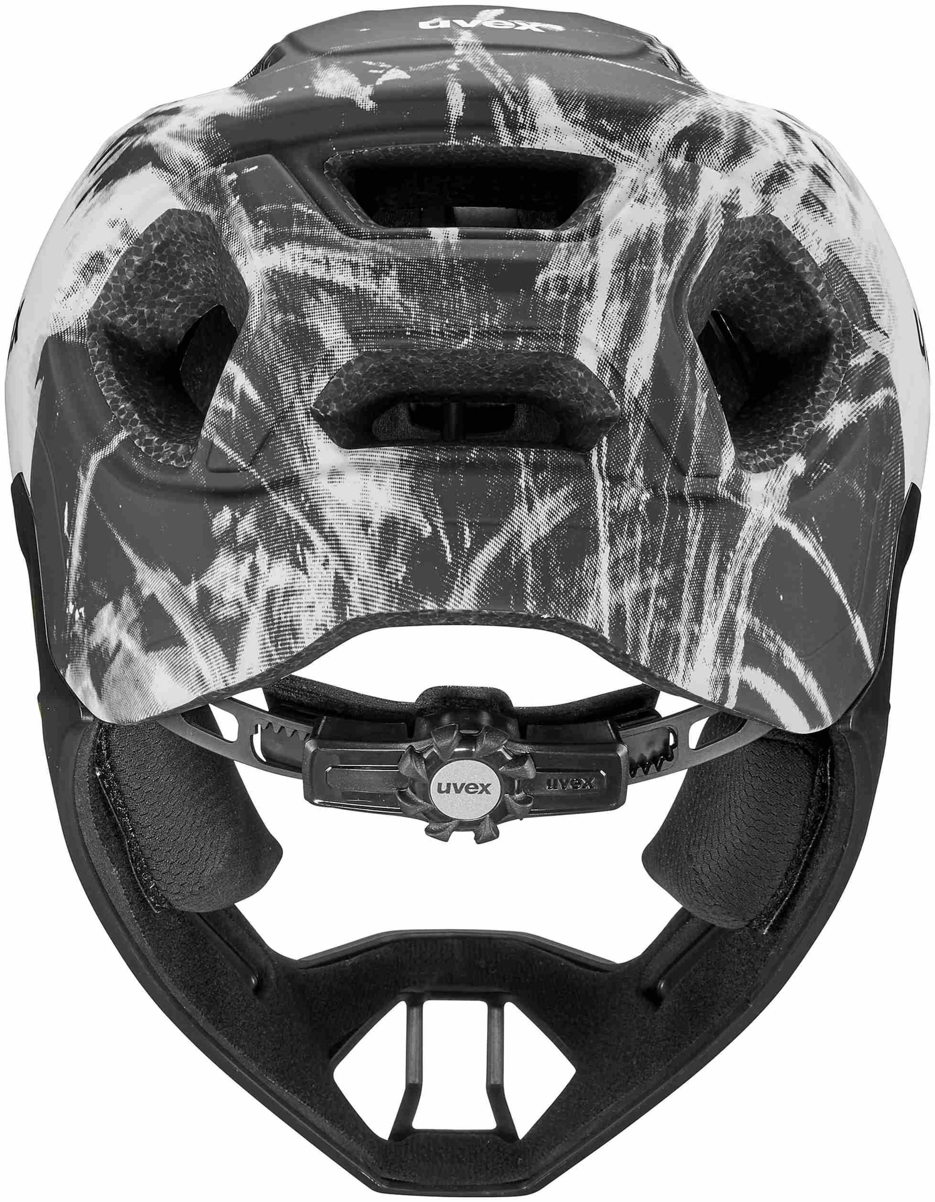 uvex fahrradhelm jugend uvex React Jr. Fullface Kinderhelm | Black-White Matt