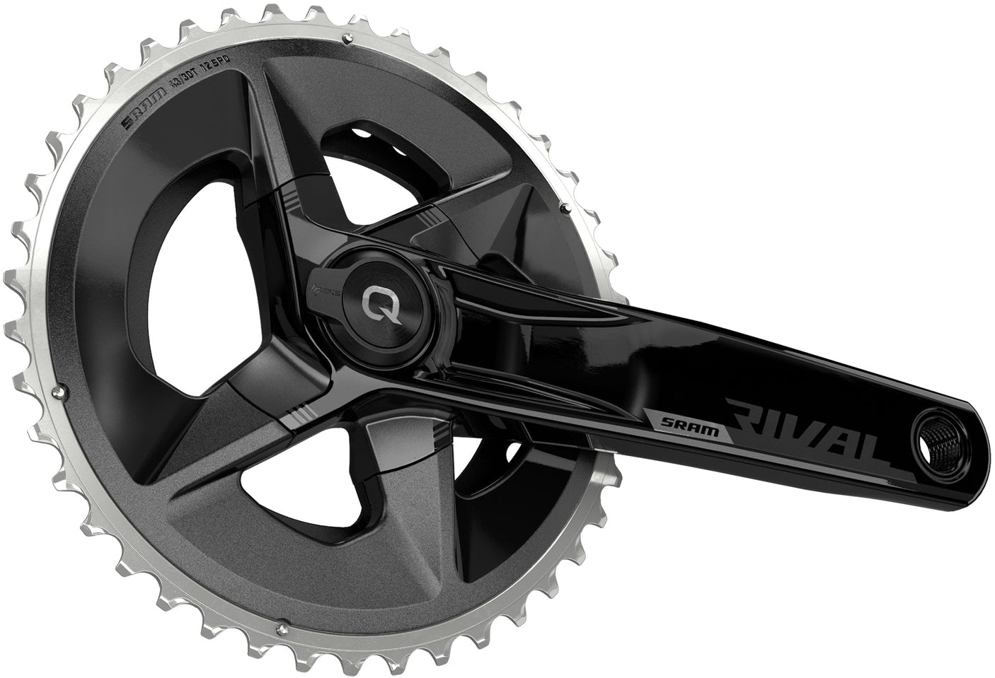 SRAM Rival AXS D1 DUB Wide Kurbelgarnitur 2x12-fach 43/30Z schwarz