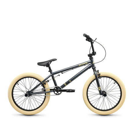 S'COOL Junior Bikes XtriX40 20 Zoll 1-Gang BMX Dark Grey/Beige
