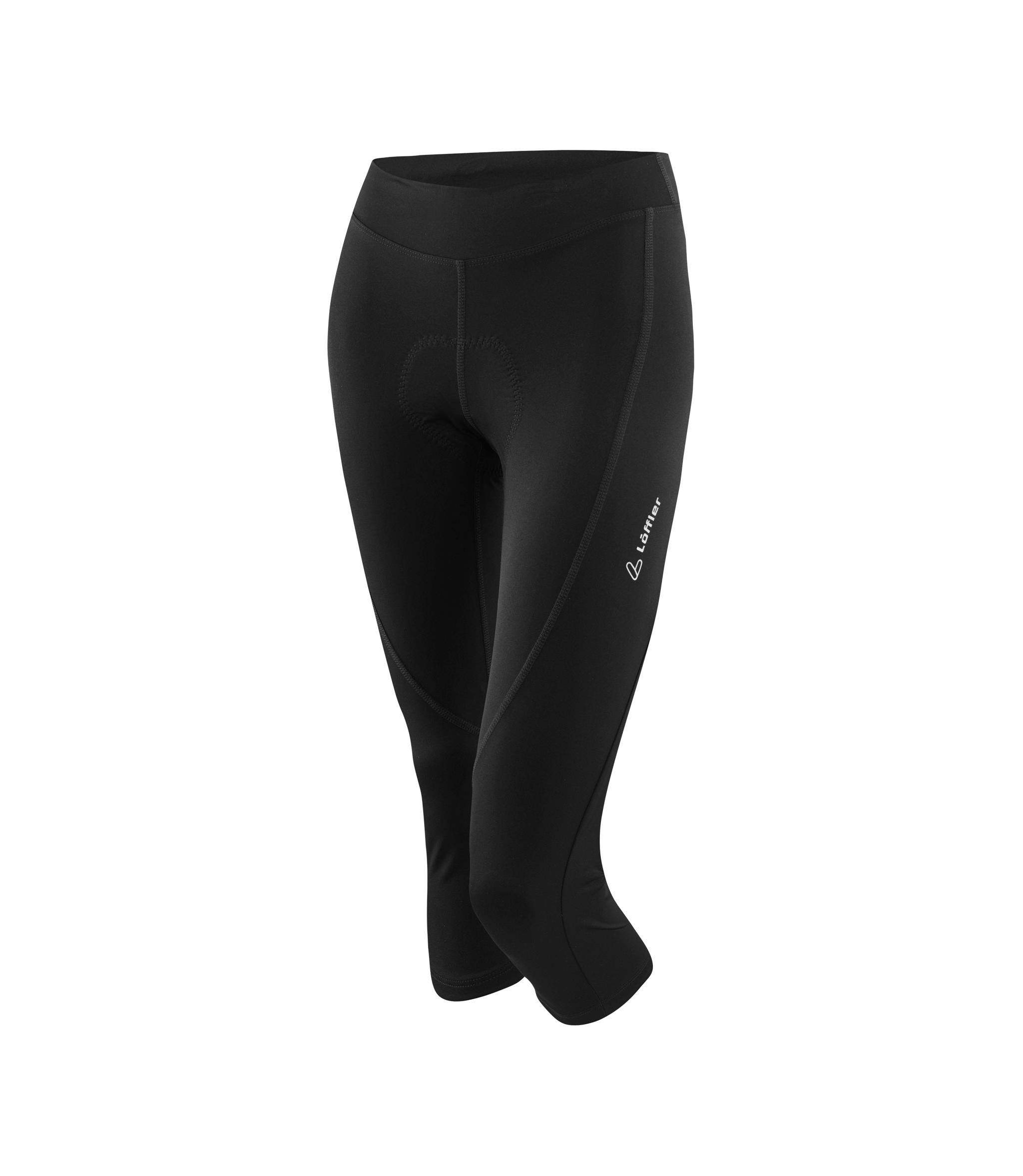 Löffler W 3/4 Bike Tights Tour Ii Black