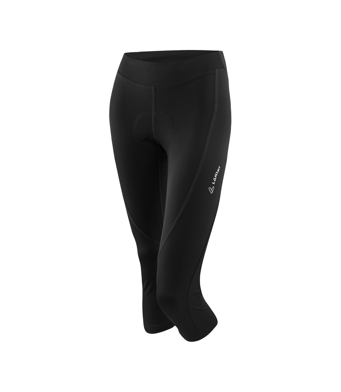 Löffler W 3/4 Bike Tights Tour Ii Black