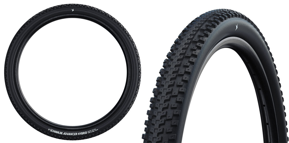 Schwalbe Advancer Hybrid Active PunctureGuard Drahtreifen Green Compou