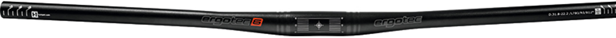 Humpert Flatbar Lenker Ø31,8mm 780B Alu schwarz