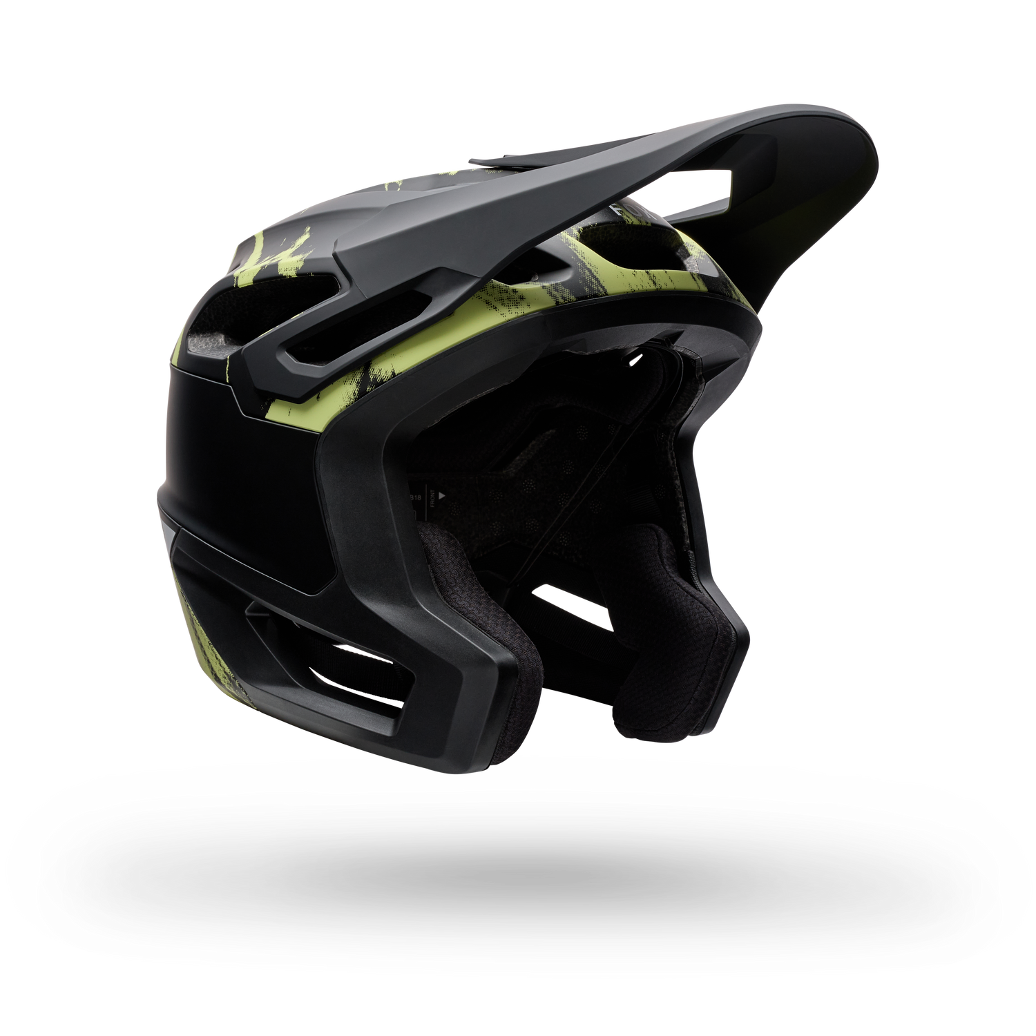 downhill bike helm Fox Dropframe Pro Flow MTB Helm | Black