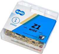 KMC Z1 Wide Kette 1-fach gold – aktuelle Variante