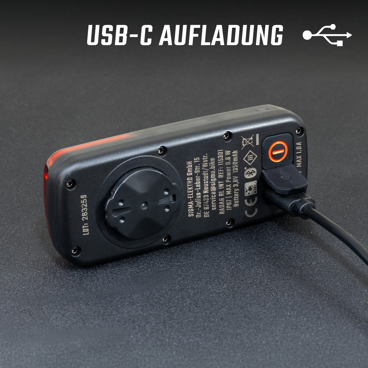 Sigma RECO 80 Link Radar mit StVZO Rücklicht