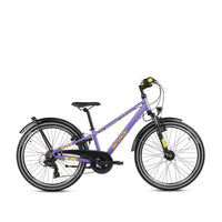 S'COOL troX Pro 24-K7 (2026) | 24 Zoll Kinderfahrrad | Pearl Violet/Yellow – aktuelle Variante