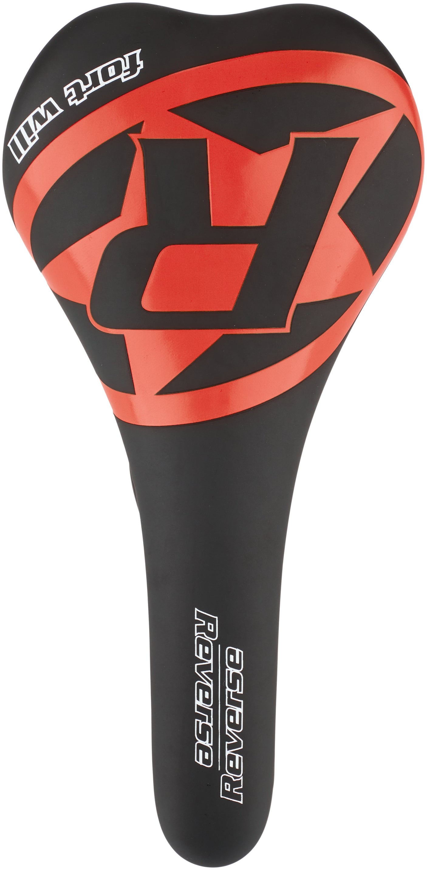 fahrradsattel schwarz rot Reverse Fort Will Style Sattel schwarz/rot