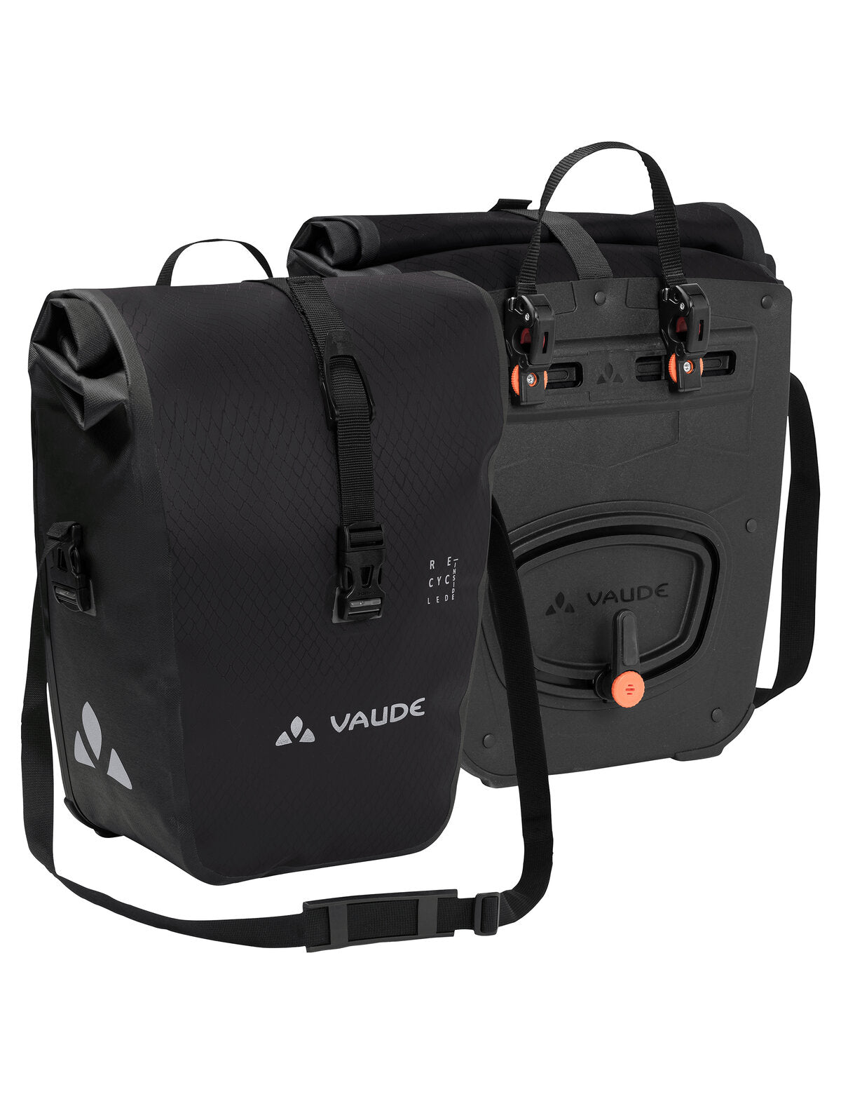 fahrradtasche gepäckträger vaude aqua VAUDE Aqua Front schwarz Gepäckträgertasche | black