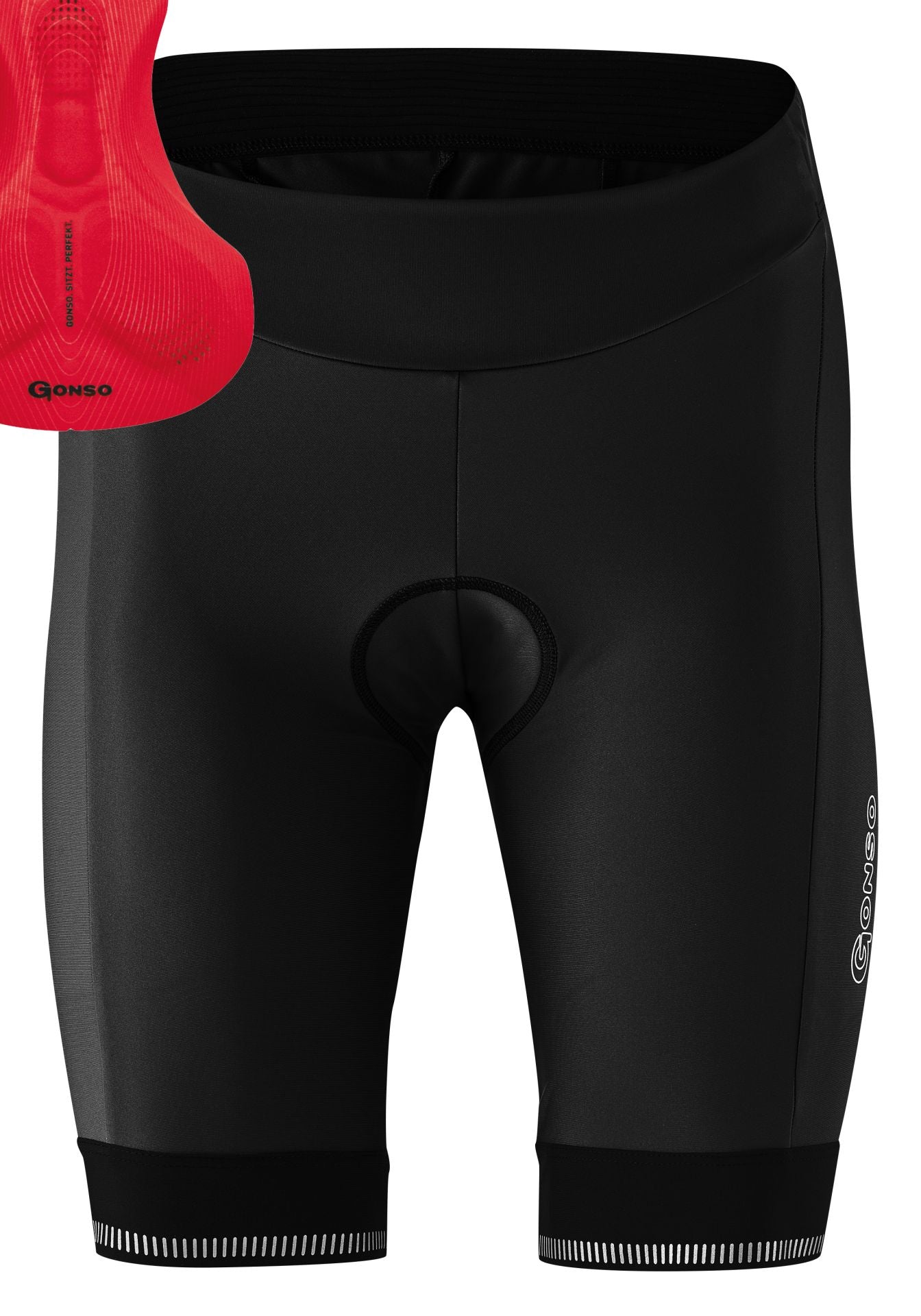 Gonso SITIVO Red W Shorts Damen black/fire