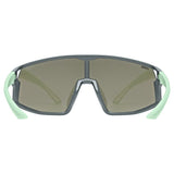 uvex Skyryse Jr. Radbrille Grey-Green Matt / Mirror Blue