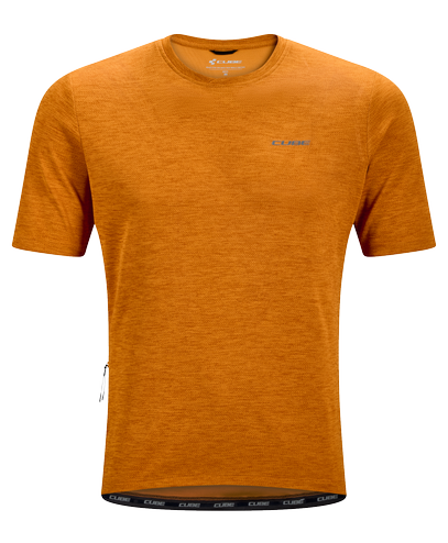 Cube GRAVEL Trikot kurzarm mustard