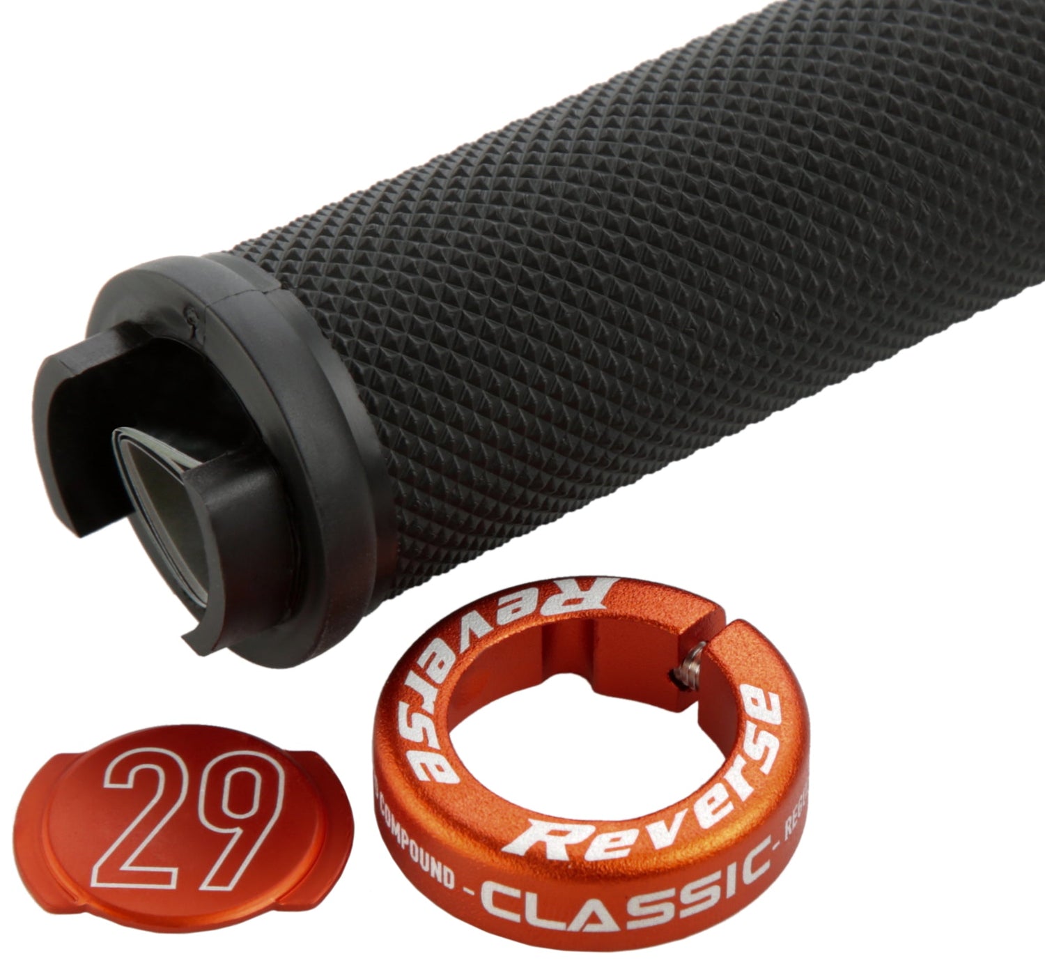 mountainbike griffe orange Reverse Lock-On Griffe schwarz/orange