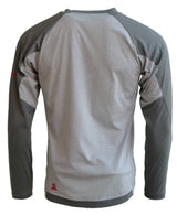 Zimtstern PureFlowz Shirt LS Men Glacier Grey Melange/Gun Metal