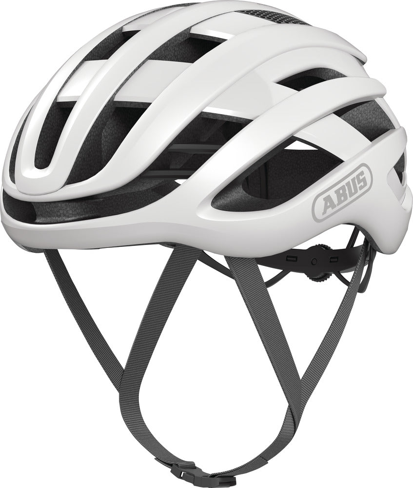 abus helme rennrad Abus Airbreaker weiß Rennradhelm | polar white matt
