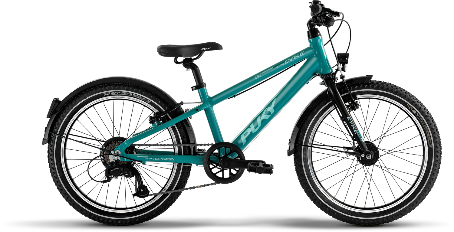 puky fahrrad 20 zoll crusader Puky CYKE 20-7 Alu ACTIVE (2026) | 20 Zoll Kinderfahrrad | turquoise/black